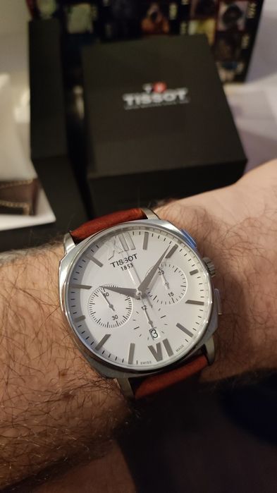 Zegarek męski Swiss made Tissot T-lord Automat Valjoux Komplet chrono