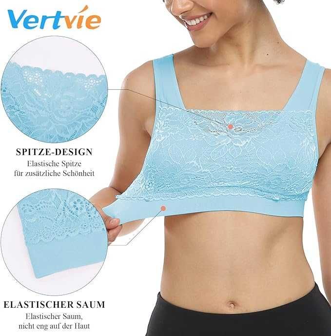 Nowy zestaw 3 sztuk damski biustonosz sportowy / top / Vertvie !S!-50%