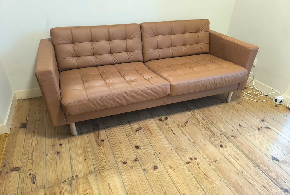 Sofá IKEA Landskrona | 3 Lugares, Castanho | Óptimo Estado