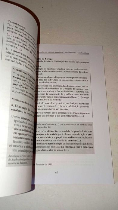 O Feminino e o Masculino dos Materiais Pedagógicos