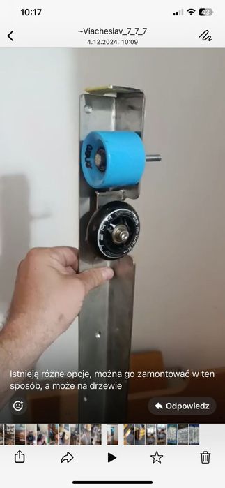 Ekskluzywny Uchwyt na rurkę Reformer Pilates