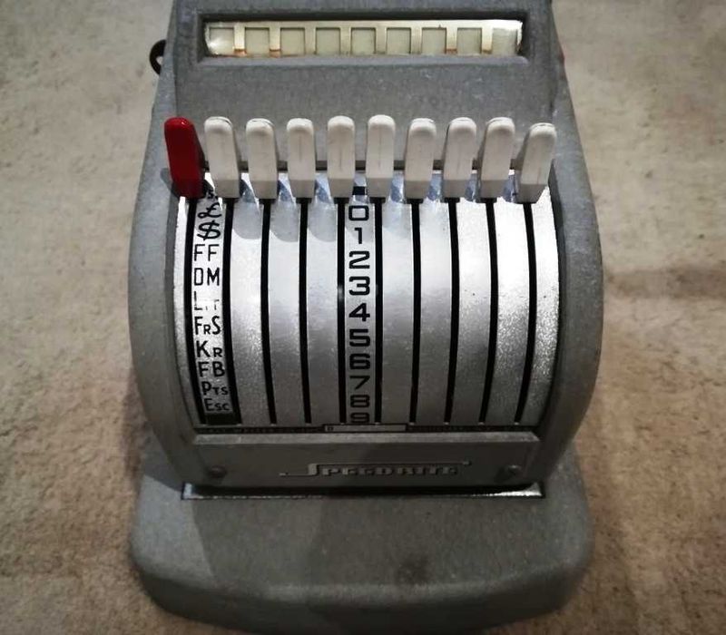 Máquina para Registo de CHEQUES