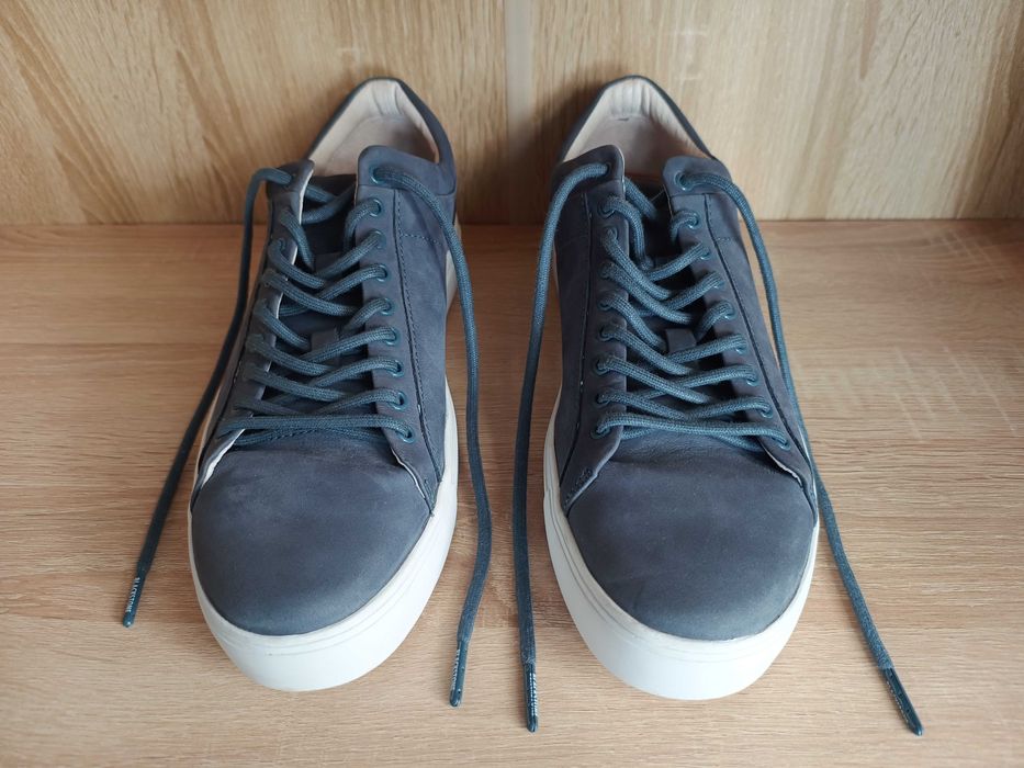 Buty BLACKSTONE męskie letnie sneakersy skórzane granatowe rozmiar 43