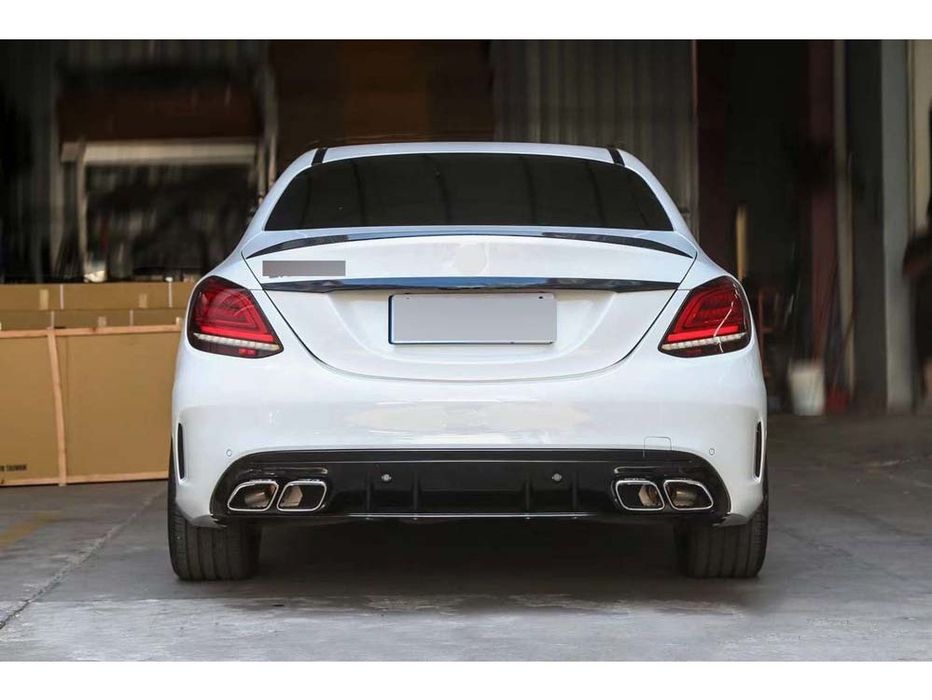 Mercedes C-сlass W205 2018-2021р Комплект обвісів з дифузором AMG C63