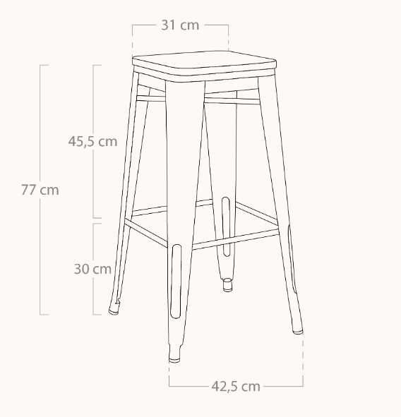 Bancos Altos (2 unidades)