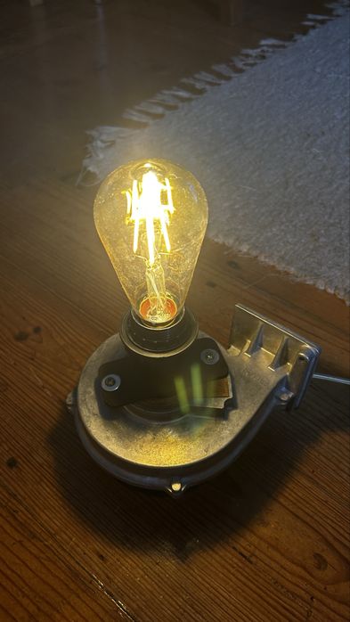 Candeeiro industrial vintage