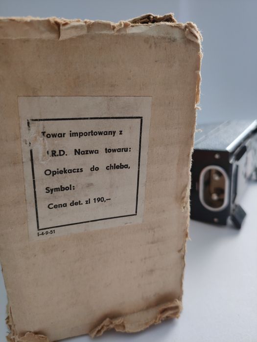 Stary toster PRL opiekacz