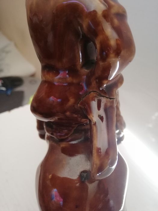Koń z kamionki 27cm wysoki