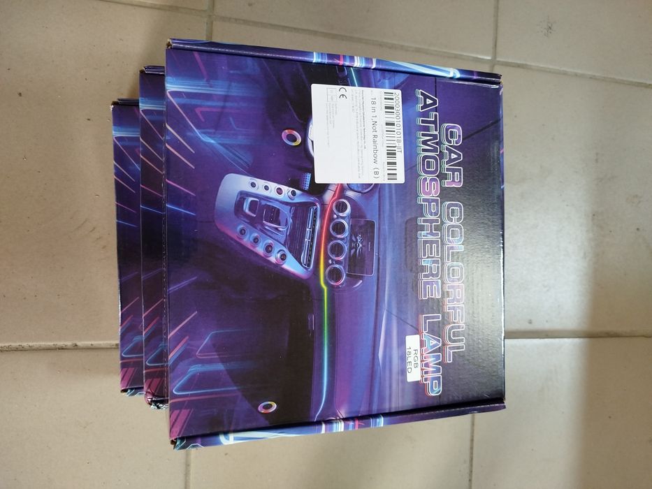 Підсвітка салону 18в1 RGB Ambient Light LED дроп чорна
