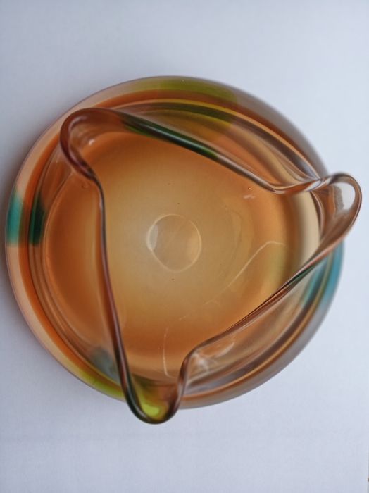 Масивна попільничка пепельница муранське скло