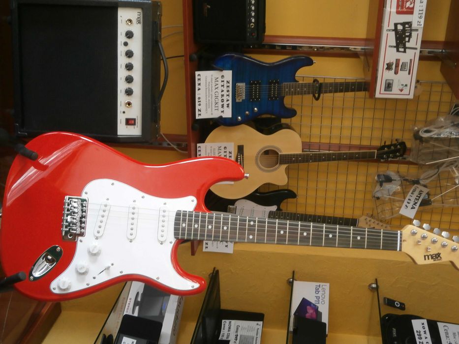 Zestaw Gitarowy MAX Music Red