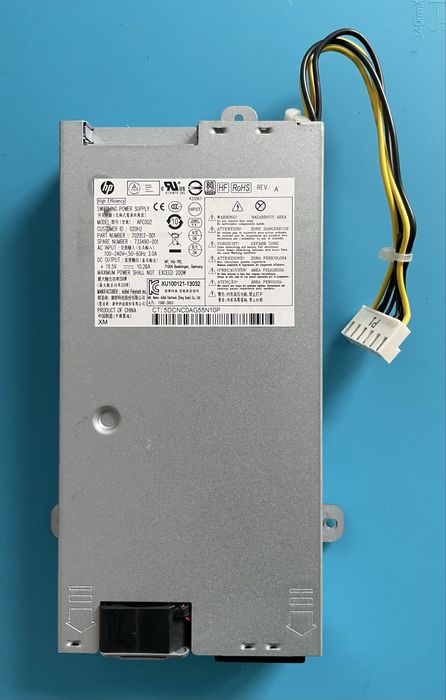 Zasilacz impulsowy All-in-One  HP EliteOne 800 G1 APC002 / D12-200P2A