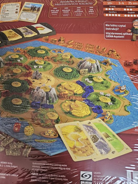 Catan edycja 3d gra planszowa