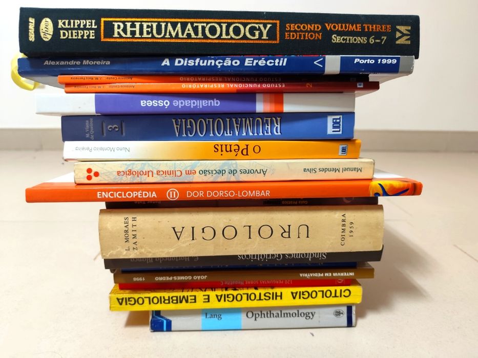 Livros de Medicina (Urologia / Reumatologia / Pneumologia)