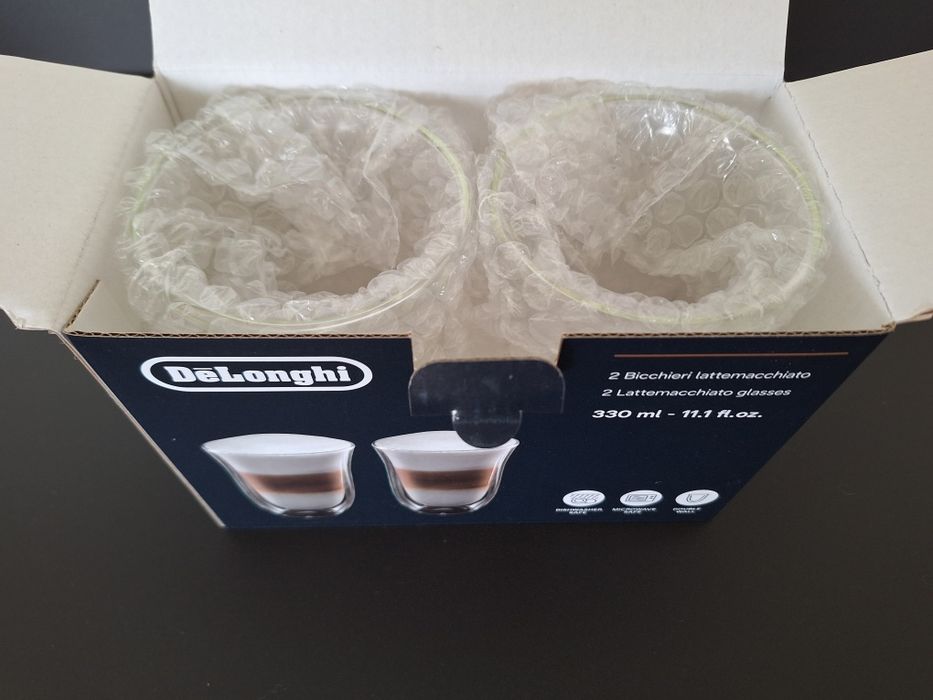 Chávenas para lattemacchiato com parede dupla, 330ml, conjunto de 2