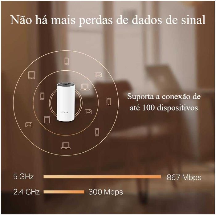 Sistema Mesh TP-Link Deco M4 ∎ WiFi ∎ Cobertura de 320m²