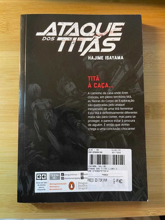 Mangá - Ataque dos Titãs