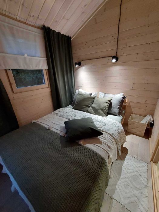 Domki letniskowe z sauną i balią, wieś na Mazowszu 100 km od Warszawy