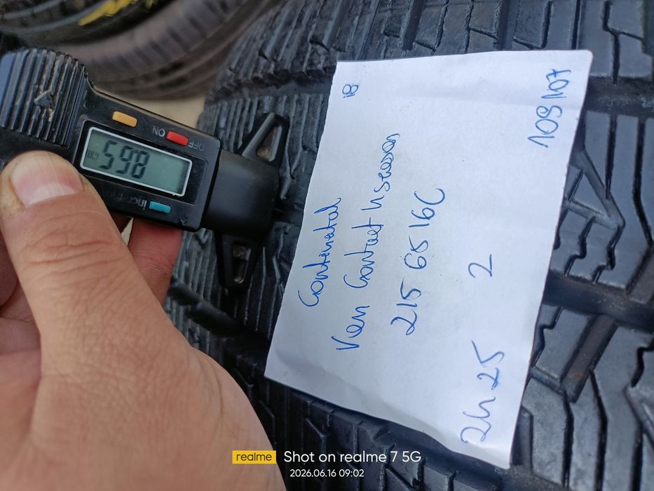 215/65/16C 215/65R16C CONTINENTAL 2025 CAŁOROCZNE