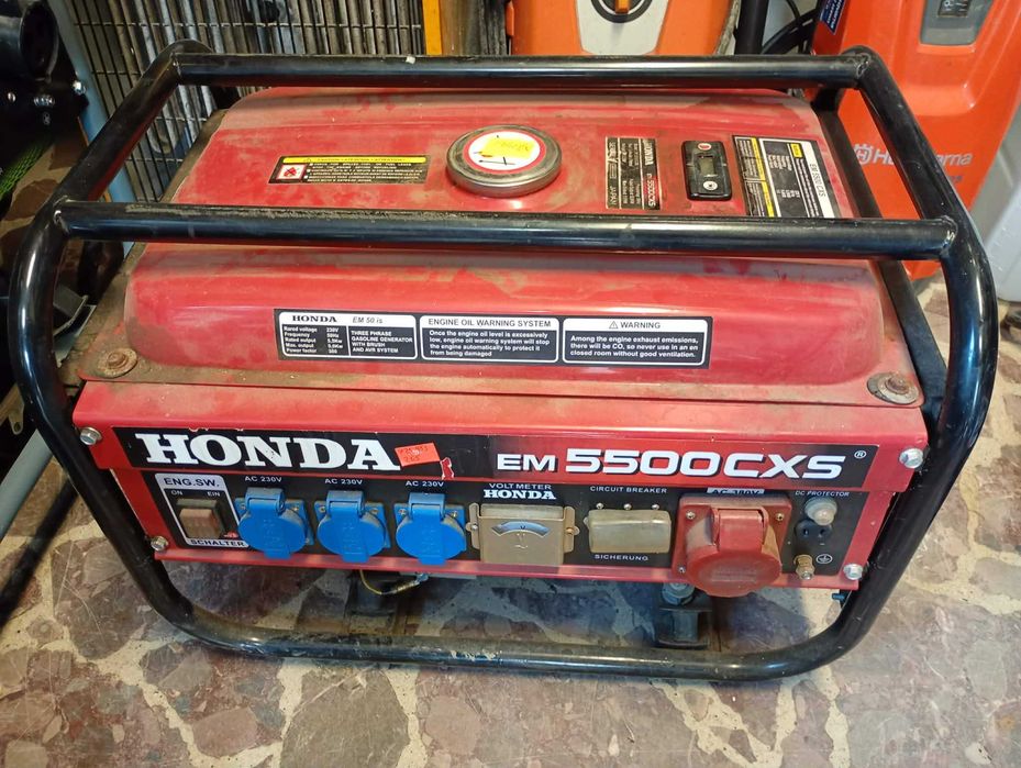 Agregat prądotwórczy HONDA EM 5500 CXS 5,5 Kw Komis Krosno Betleja
