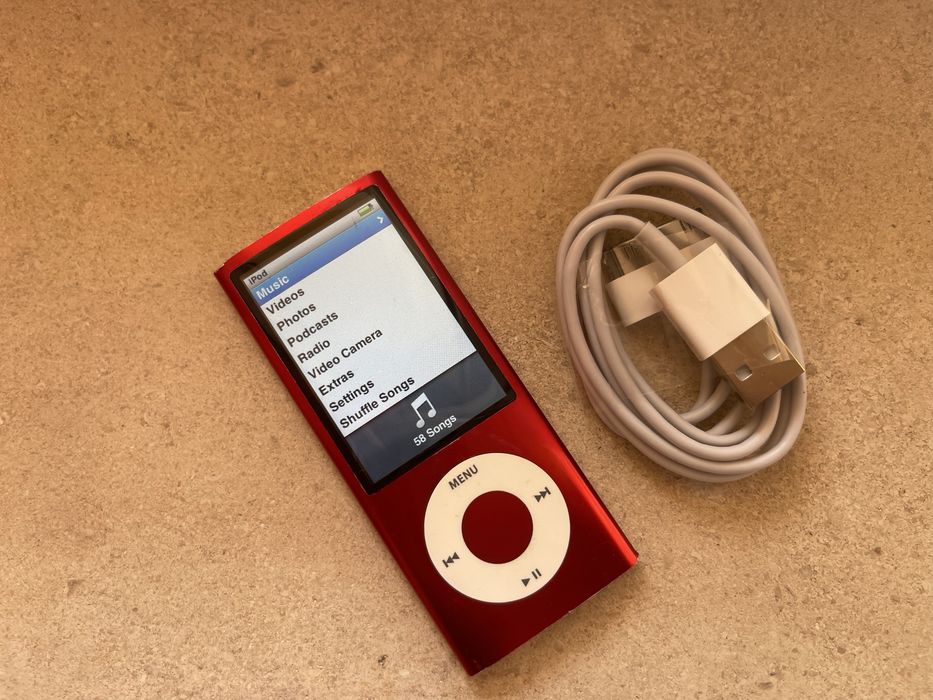 Ipod nano 5 16gb vermelho