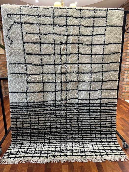 JAIPUR nowy wełniany r.tkany indyjski dywan 250x150 cm sklep 7 tyś