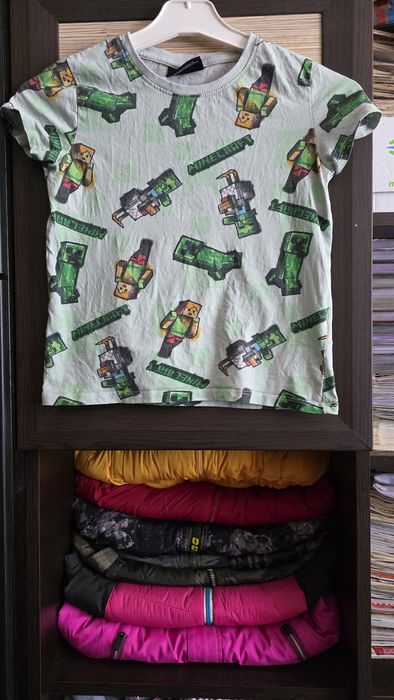 Tshirt chłopięcy Minecraft  122/128.