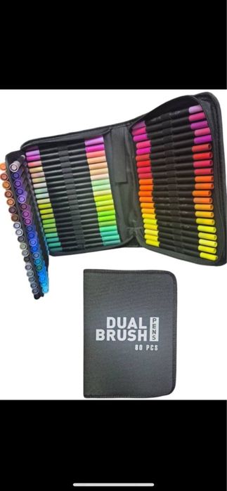 Набір акварельних двосторонніх маркерів