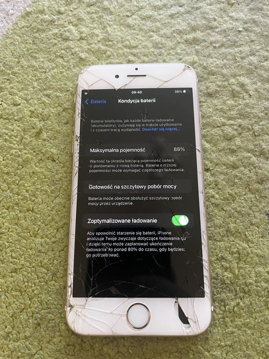 Iphone 6s 32 GB GOLD kondycja baterii 88%
