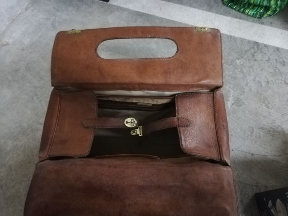 Mala de documentos em pele original Ceancarel
