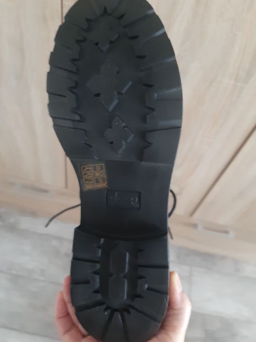 Botki sztyblety skórzane JEEP 46 męskie