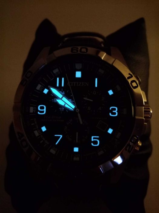 Титановые японские мужские часы Citizen Eco-Drive BL5551-06L, годинник