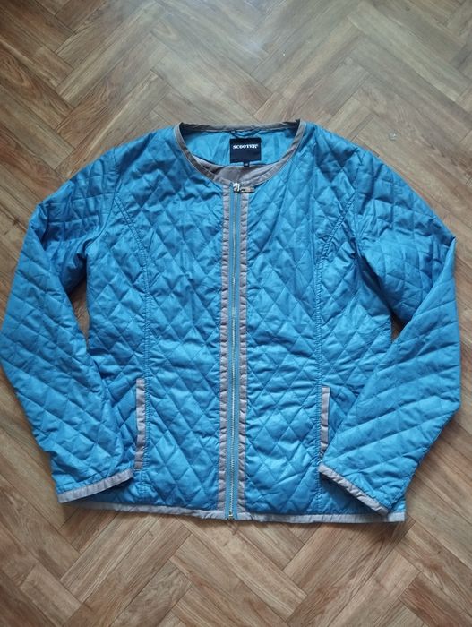 Вітровка жіноча блакитно- бірюзового кольору