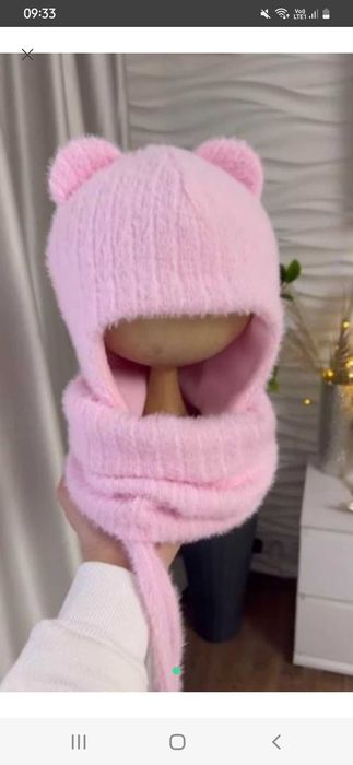 Хомут, шапочка з вушками