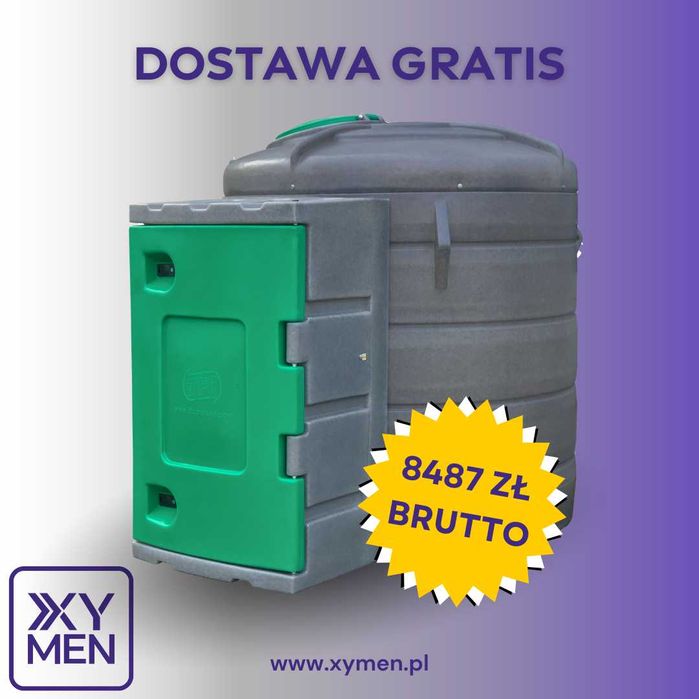 Zbiornik na paliwo JFC 2500L 5000L 9000L olej napędowy DOSTAWA GRATIS