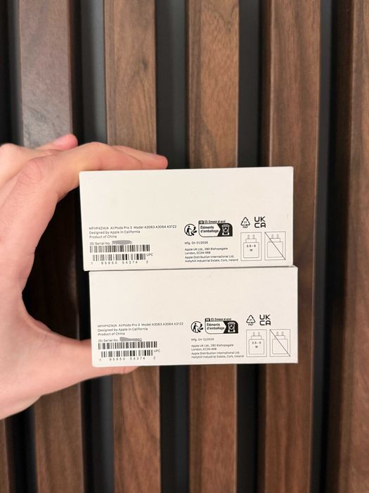 Oryginalne słuchawki bezprzewodowe Apple Airpods Pro 3 - 2026 nowe!