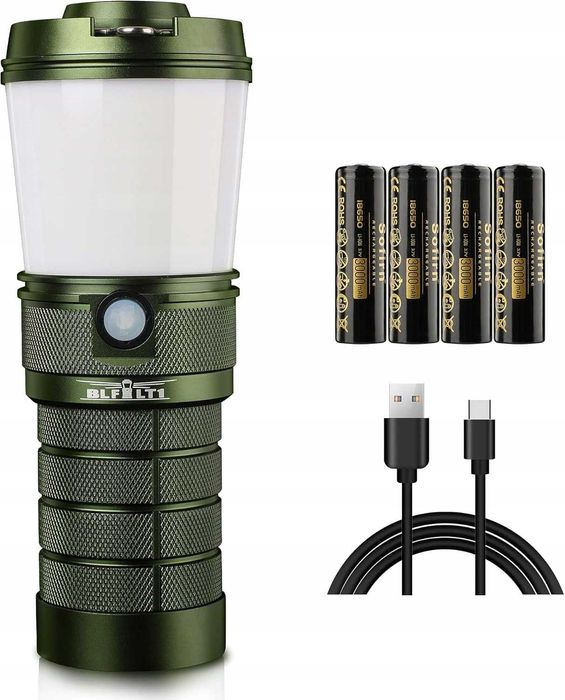 Latarka kampingowa Sofirn BLF LT1 + 4x akumulator z funkcją Powerbank