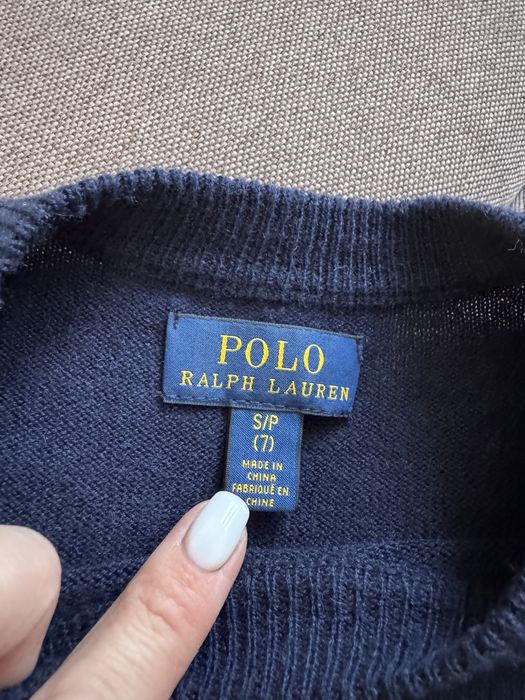 Polo ralph lauren дитяча сукня з вовною р. 7 130 см оригінал PRL