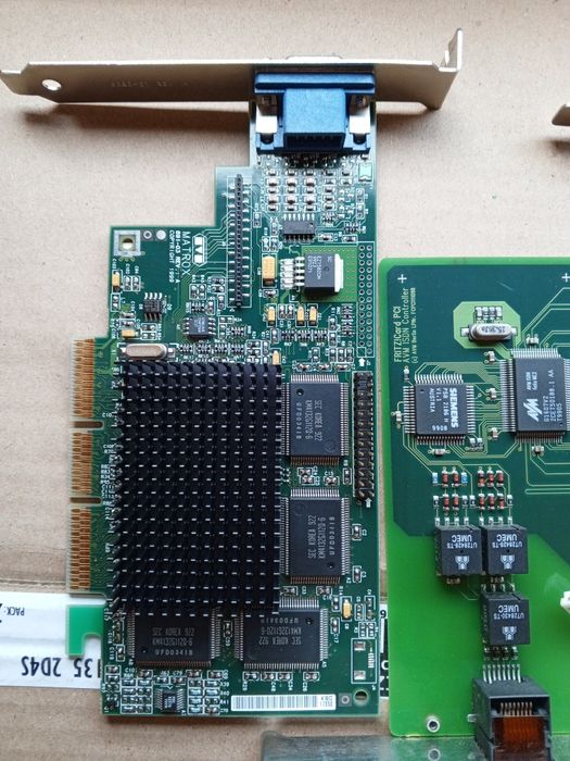 karta graficzna Matrox MILLENIUM G4-00 G4+MA16G- 1999 rok