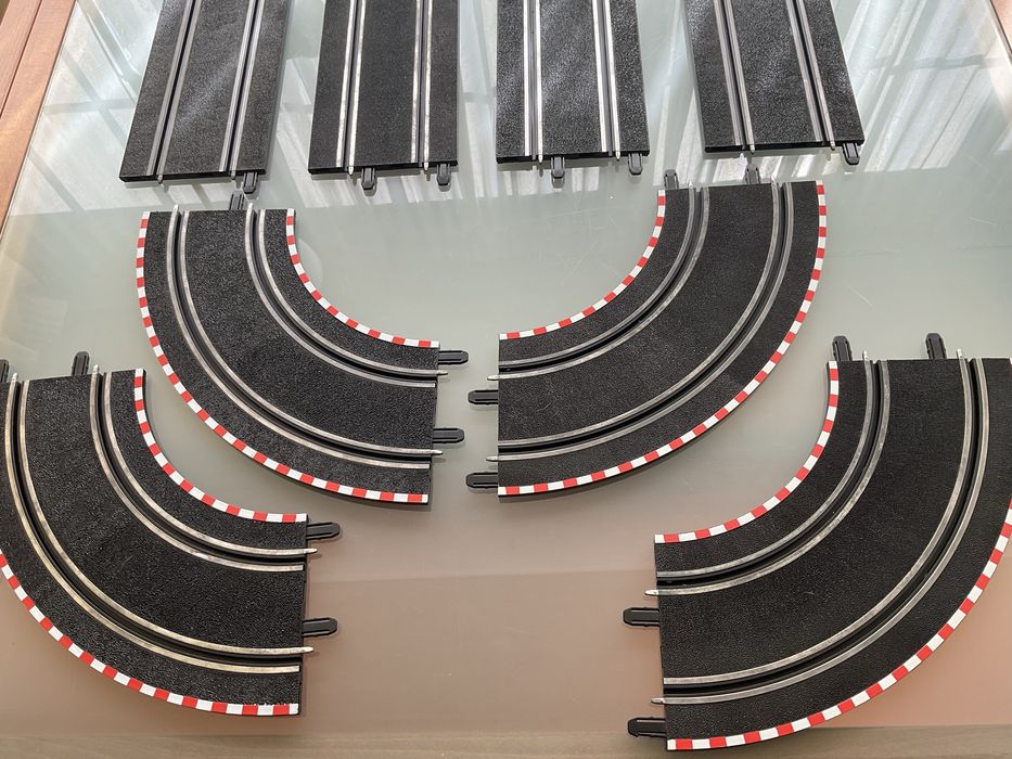 Pista SCX Scaletrix  compact lote de calhas