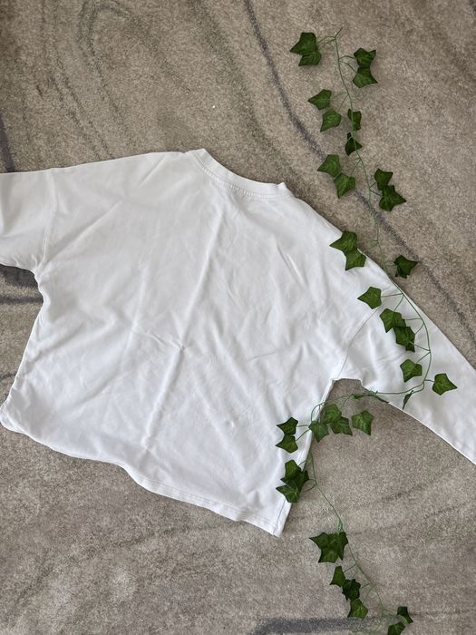 Білий оверсайз лонгслів Arina Apparel (зріст 152 / XS-S)
