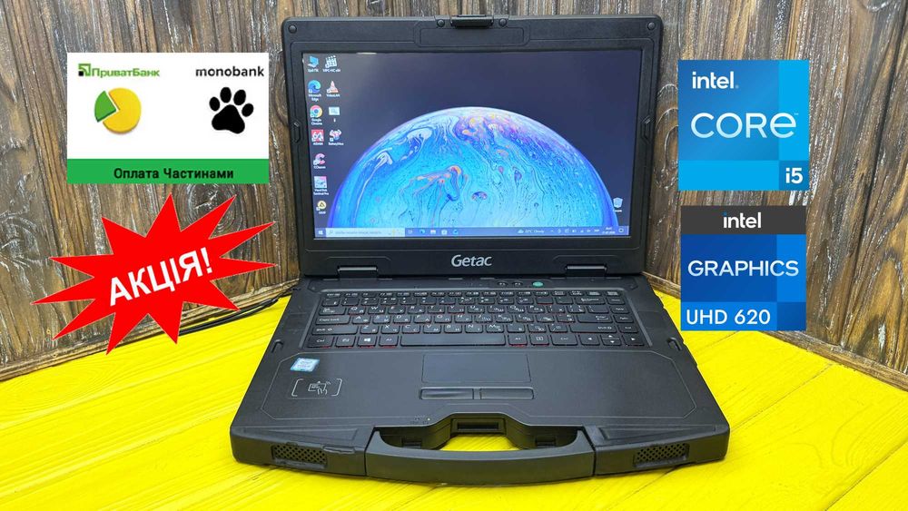 АКЦІЯ! Надійний Захищений Ноутбук Getac S410 G2 /14" HD Touch/Core i5-8250u