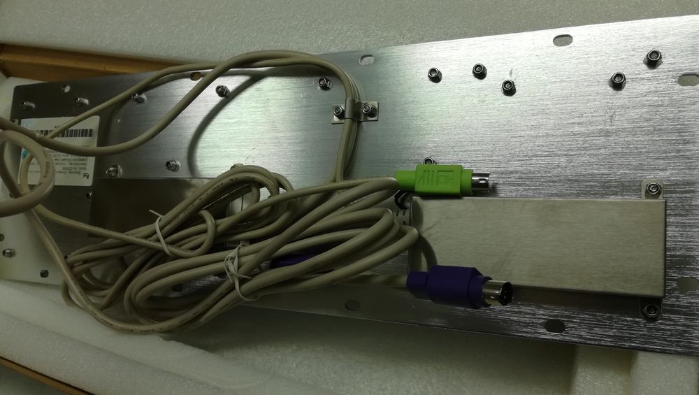 Teclado keyboard PC metal Aço Inox