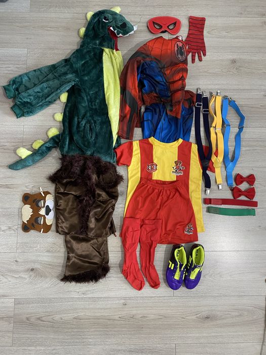 Костюм карнавальний, кігурумі, піжама. Ведмідь, футболіст.