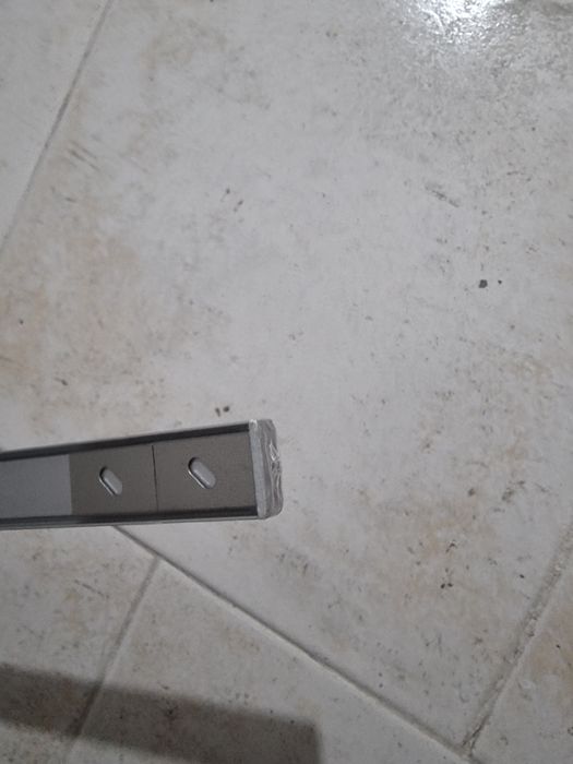 Perfil led 1m 2cm aluminio cinza Inspire