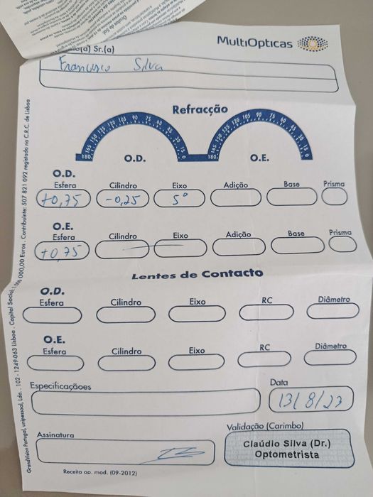 Óculos Multiopticas