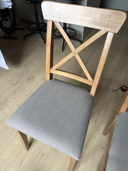 Ikea stół Nackanas i krzesla Ingolf