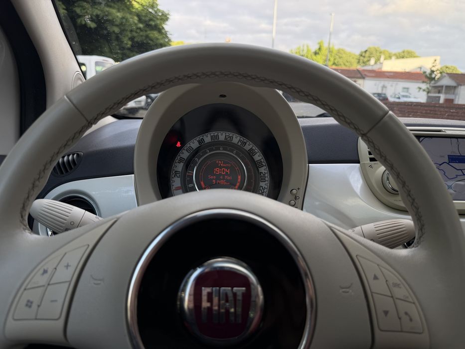 Fiat 500 - Caixa Automática - GPS / CarPlay - 0.9 TwinAir - Tecto