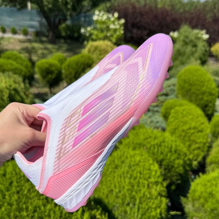 Сороконожки Адидас F50 Lamine Yamal без шнурків, копочки Adidas 35