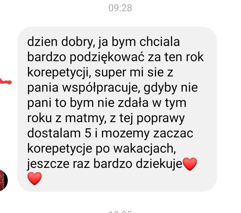 Matematyka z nauczycielką mgr inż.